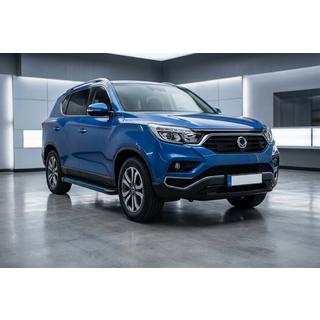 Praguri Laterale Maya Blue (2 buc, Aluminiu) SsangYong Rexton II 2017- foto 1