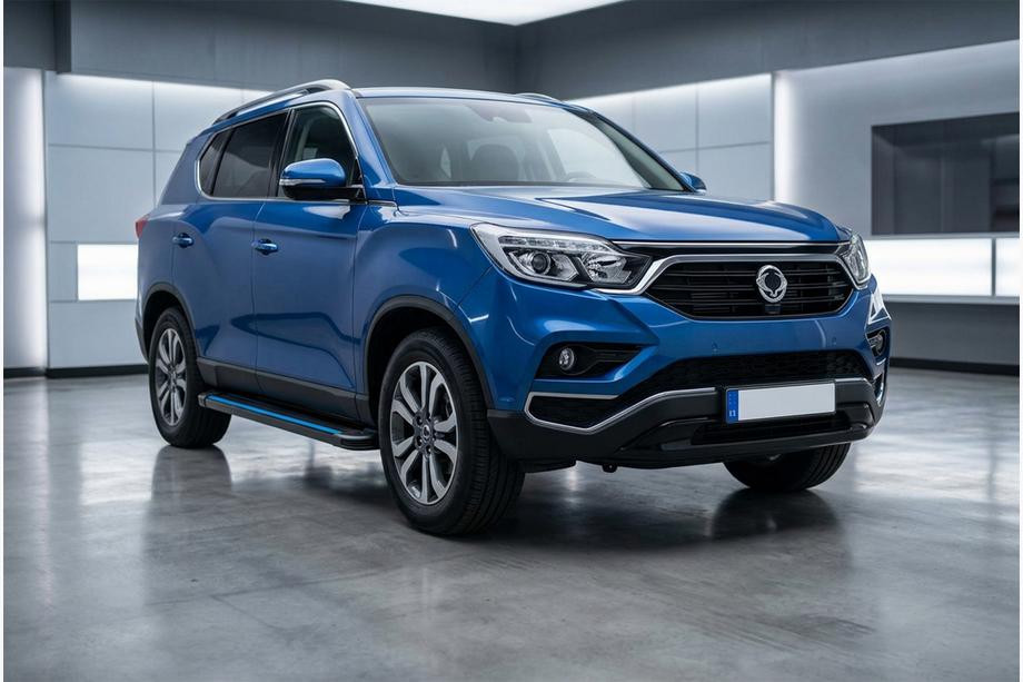SsangYong Rexton II 2017- Praguri Laterale Maya Blue (2 buc, Aluminiu) Image
