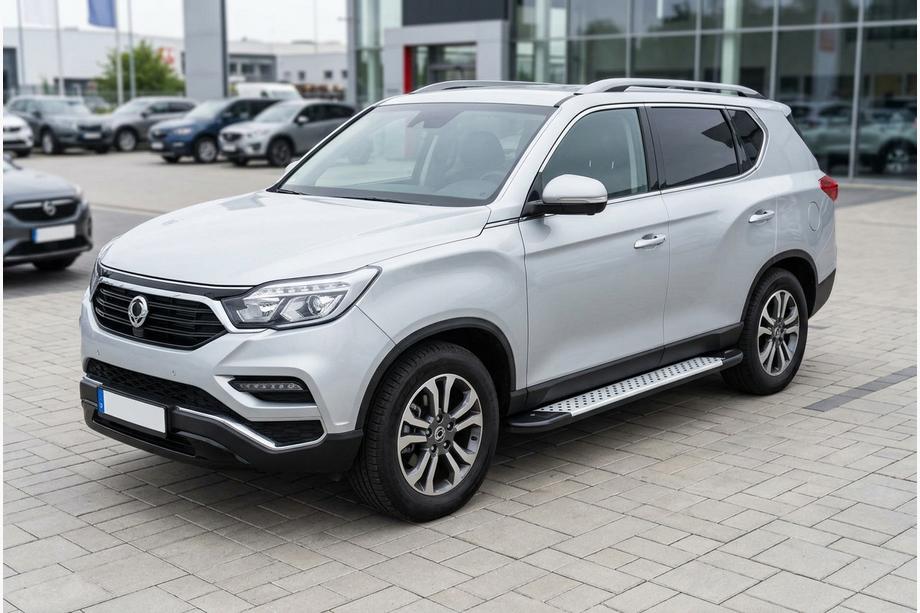 SsangYong Rexton II 2017- Praguri laterale Allmond Grey (2 buc, aluminiu) Image