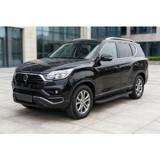 Praguri Laterale Tayga Black (2 buc, Aluminiu) foto 1