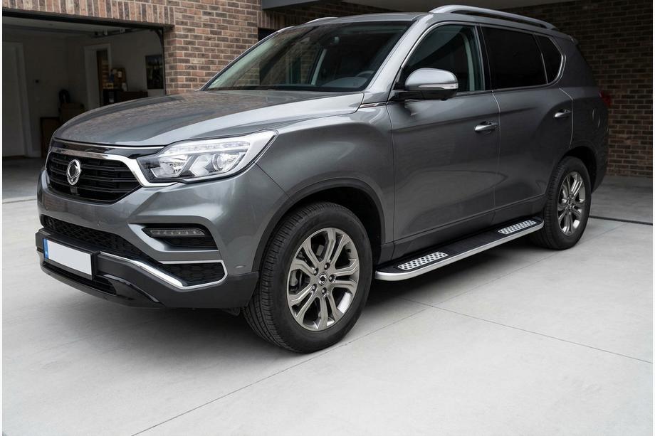 SsangYong Rexton II 2017- Praguri Laterale Tayga V2 (2 buc, Aluminiu) Image