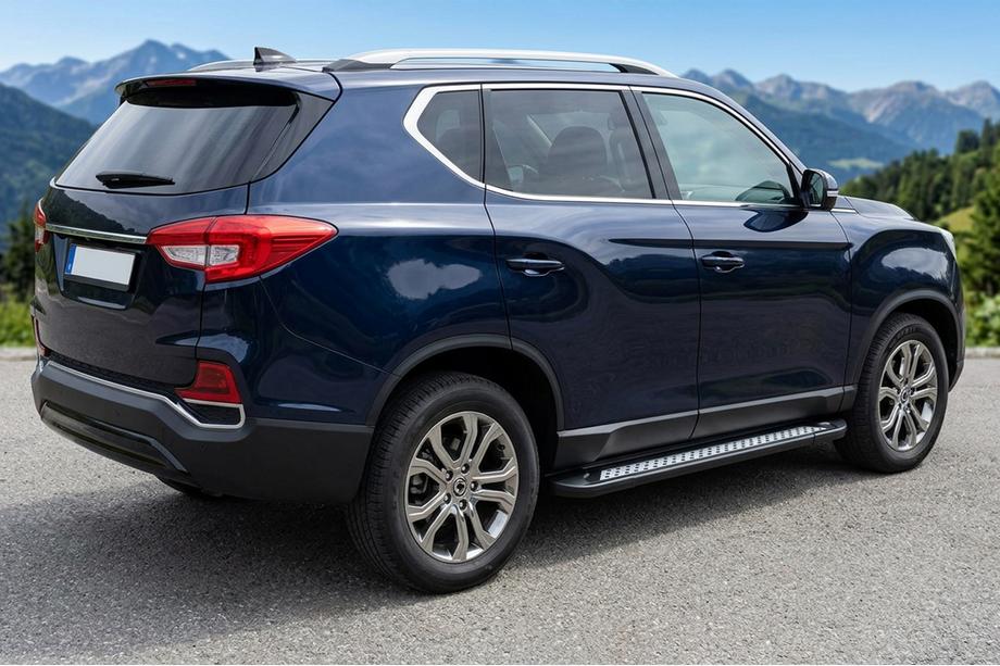 SsangYong Rexton II 2017- Praguri Laterale Vision New Black (2 buc, Aluminiu) Image