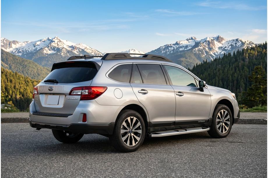 Subaru Outback 2014-2019 Praguri Laterale Mevsim Grey (2 buc, Aluminiu) Image