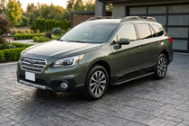 Subaru Outback 2014-2019 Praguri Laterale Allmond Black (2 buc, Aluminiu) foto 1