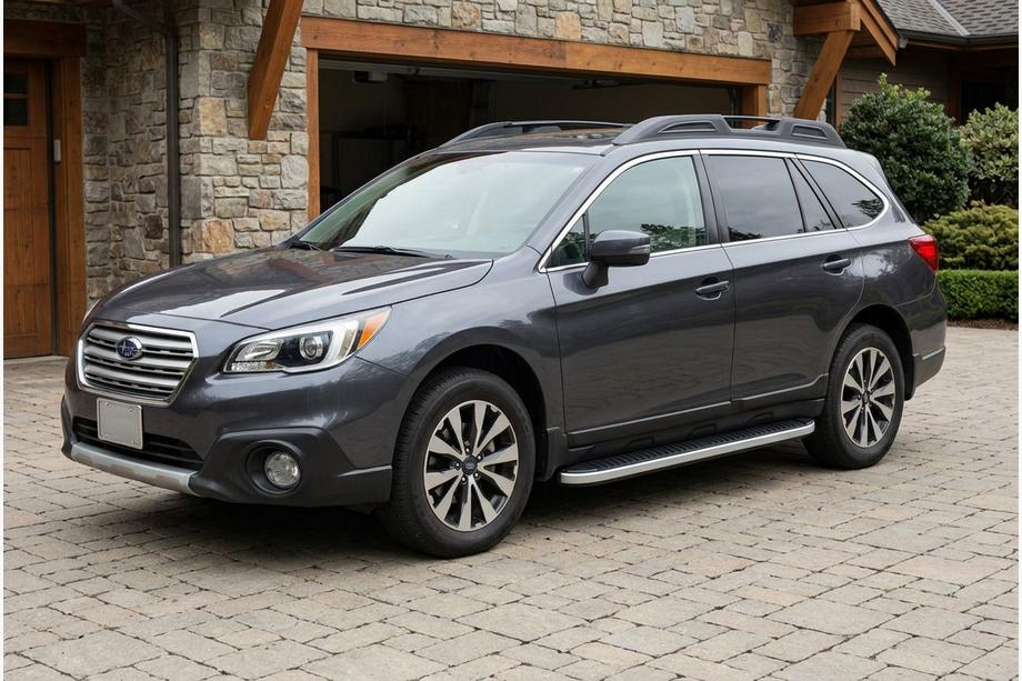 Subaru Outback 2014-2019 Praguri Laterale Tayga Grey (2 buc, Aluminiu) Image