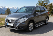 Suzuki SX4 S-Cross 2013-2016 Praguri Laterale Maydos V2 (2 buc, Aluminiu si Otel Inoxidabil) foto 1