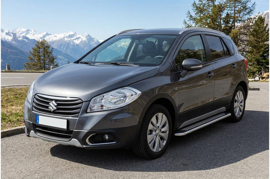 Suzuki SX4 S-Cross 2013-2016 Praguri Laterale Maydos V2 (2 buc, Aluminiu si Otel Inoxidabil) Image
