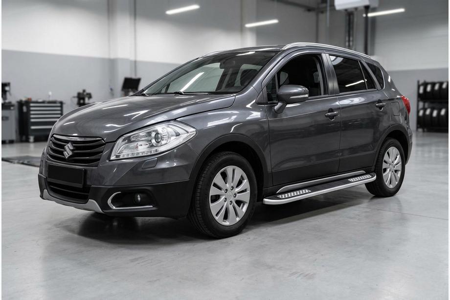 Suzuki SX4 S-Cross 2013-2016 Praguri Laterale Tayga V2 (2 buc, Aluminiu) Image