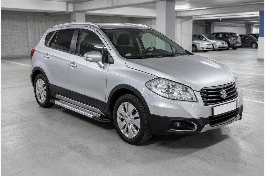 Suzuki SX4 S-Cross 2013-2016 Praguri Laterale Vision New Grey (2 buc, Aluminiu) Image