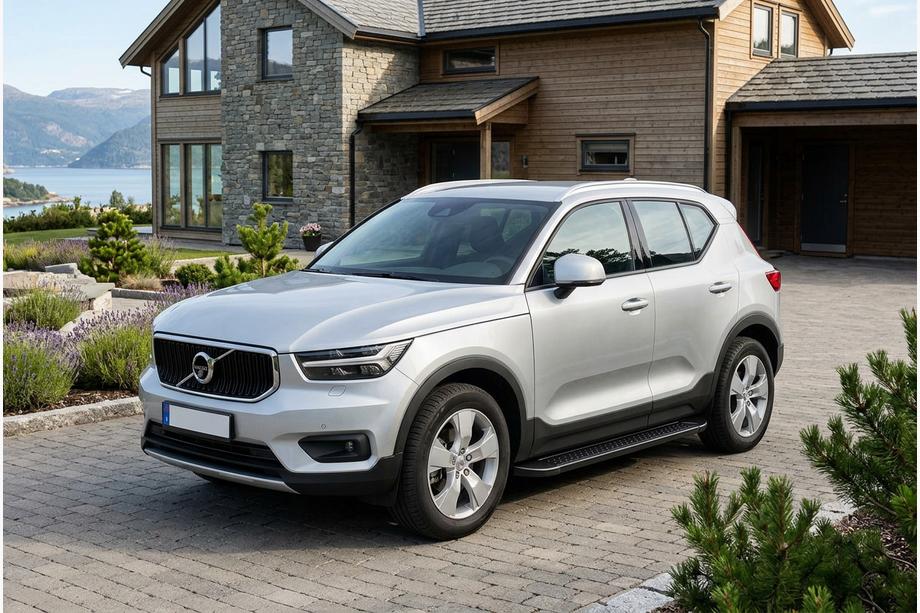 Volvo XC40 2018- Praguri Laterale Allmond Black (2 buc, Aluminiu) Image