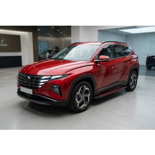 Praguri Laterale Maya Red (2 buc, Aluminiu) Hyundai Tucson NX4 2021- foto 1