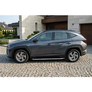 Praguri Laterale BlackLine (2 buc, Aluminiu) Hyundai Tucson NX4 2021- foto 1