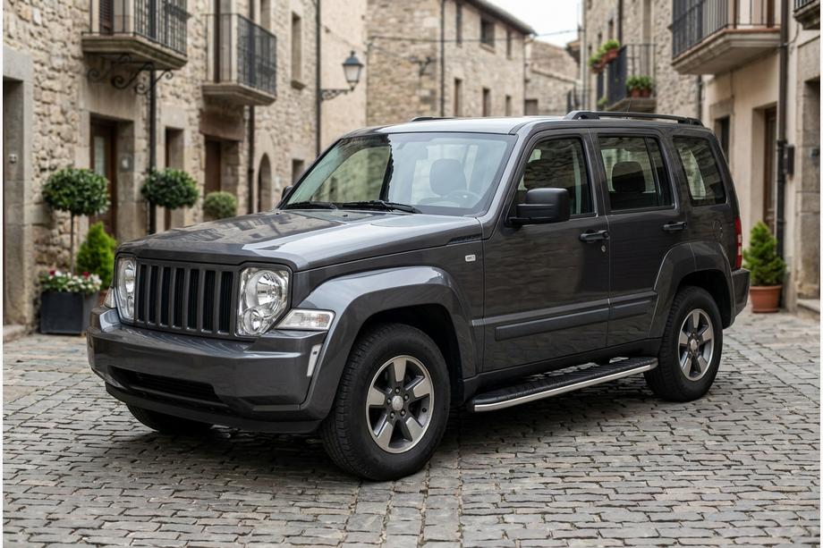 Jeep Cherokee/Liberty 2007-2013 Praguri Laterale Bosphore Grey (2 buc, Aluminiu) Foto 1