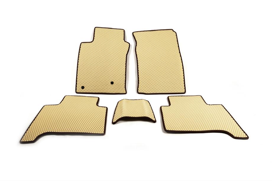 Toyota Land Cruiser Prado 120 2002-2009 Covorase EVA (2 randuri, bej) Image
