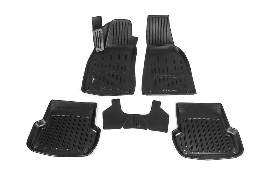 Audi A4 B6 2000-2004 Covorase auto cauciuc Stingray 3D (5 buc, poliuretan) Image