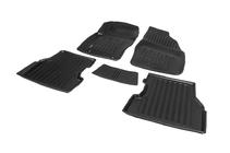 Ford Focus II 2005-2008 Covorase auto cauciuc Stingray 3D (5 buc, poliuretan) foto 2