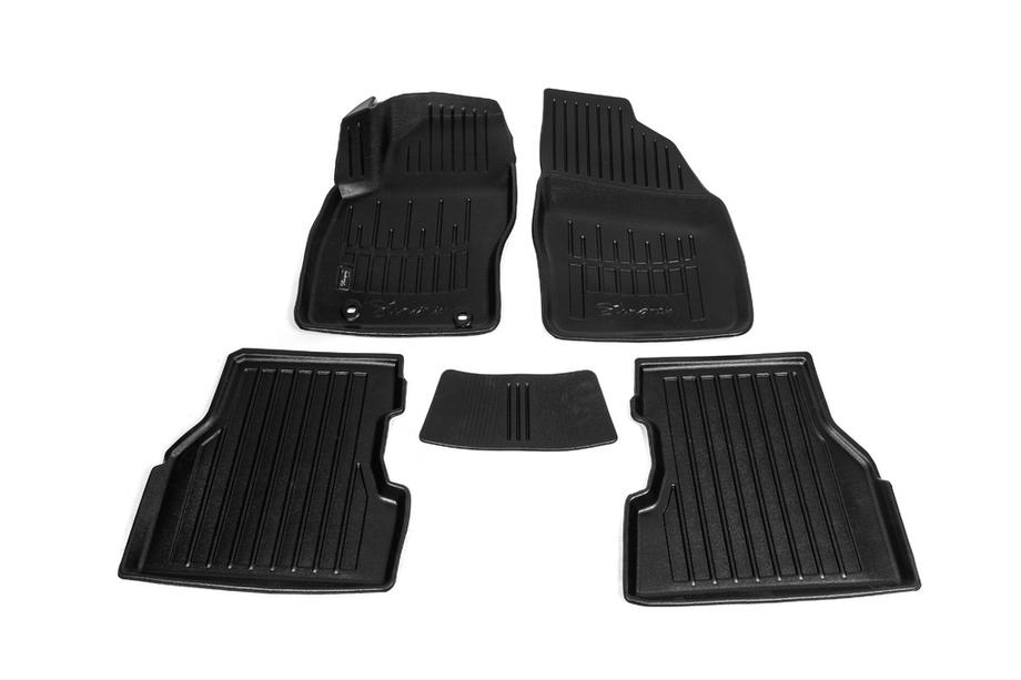 Ford Focus II 2008-2011 Covorase auto cauciuc Stingray 3D (5 buc, poliuretan) Image