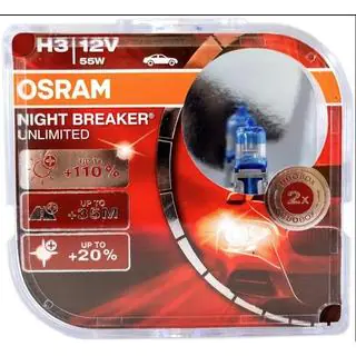 Bec far Osram H3 55W 64151NBU Night Breaker Unlimited +110% (2 buc)