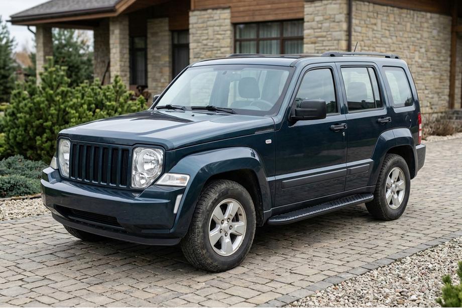 Jeep Cherokee/Liberty 2007-2013 Praguri Laterale Bosphore Black (2 buc, Aluminiu) Foto 1