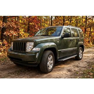 Praguri Laterale Duru (2 buc, Aluminiu) Jeep Cherokee/Liberty 2007-2013 foto 1