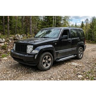 Praguri Laterale Rainbow (2 buc, Aluminiu) Jeep Cherokee/Liberty 2007-2013 foto 1