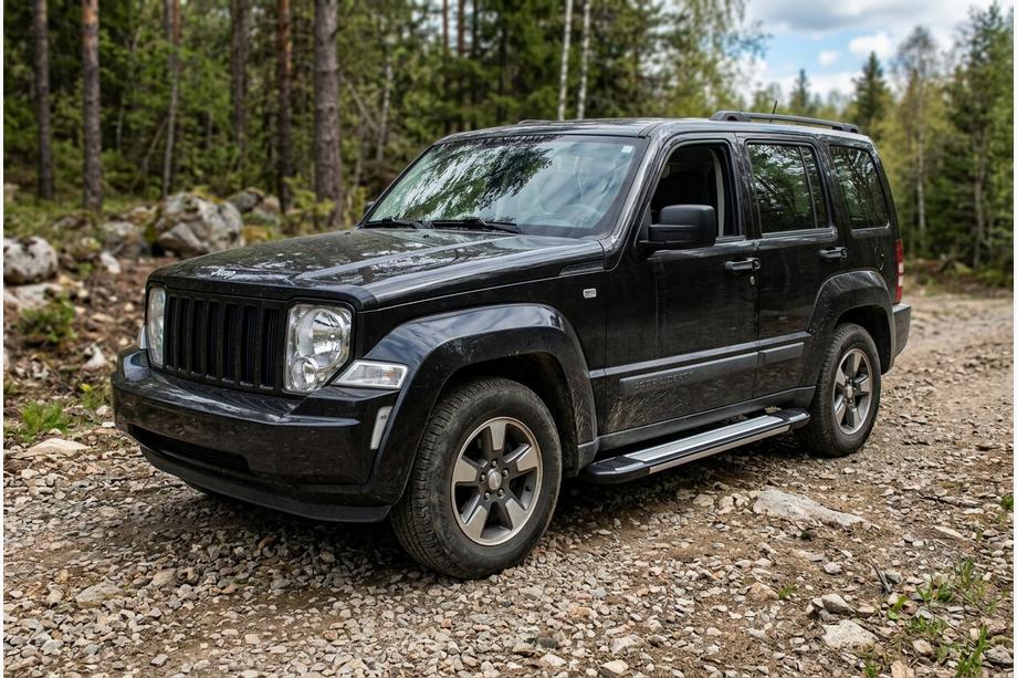 Jeep Cherokee/Liberty 2007-2013 Praguri Laterale Rainbow (2 buc, Aluminiu) Foto 1