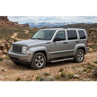 Praguri Laterale BlackLine (2 buc, Aluminiu) Jeep Cherokee/Liberty 2007-2013 foto 1