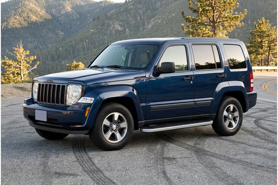 Jeep Cherokee/Liberty 2007-2013 Praguri Laterale Tayga Grey (2 buc, Aluminiu) Foto 1