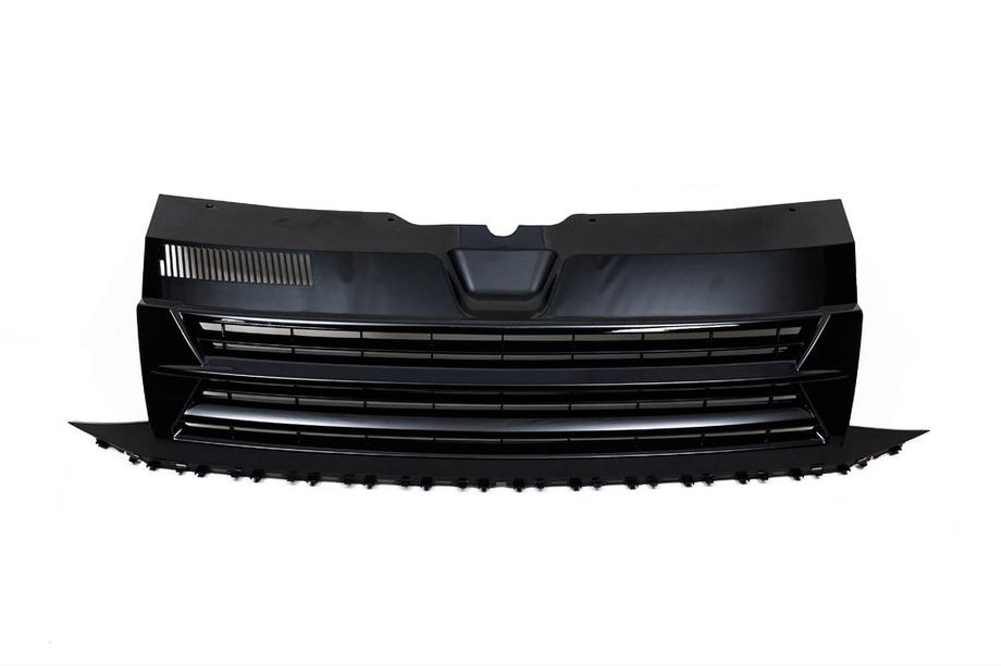 Volkswagen T6 2015-2024 Grila Fata Negru Lucios (fara Emblema) Foto 3