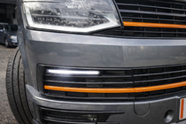 Volkswagen T6 2015-2024 Insertii DRL in bara (SportLine) foto 1