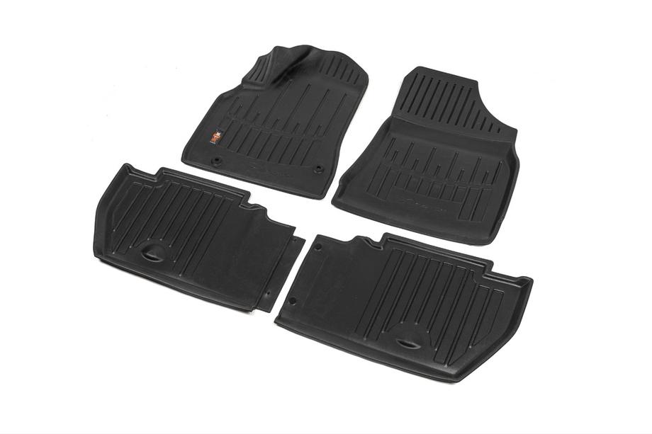 Citroen Berlingo 2008-2018 Covorase cauciuc Stingray 3D (4 buc, poliuretan) Foto 2