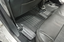 Dacia Logan II 2013-2022 Covorase auto cauciuc Stingray 3D (5 buc, poliuretan) foto 5