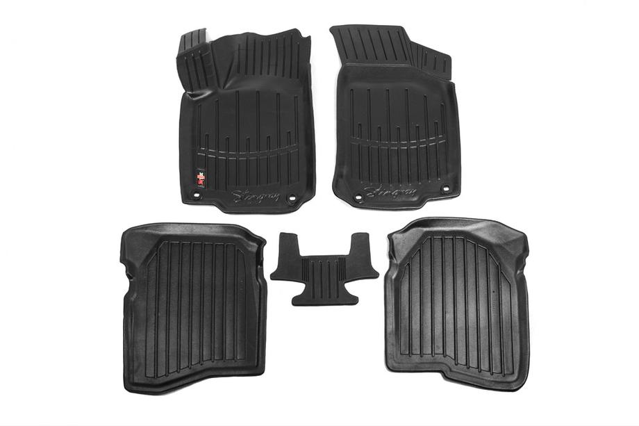 Volkswagen Bora 1998-2004 Covorase auto cauciuc Stingray 3D (5 buc, poliuretan) Image