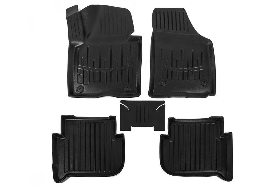 Volkswagen Touran 2003-2010 Covorase auto cauciuc Stingray 3D (5 buc, poliuretan) Image