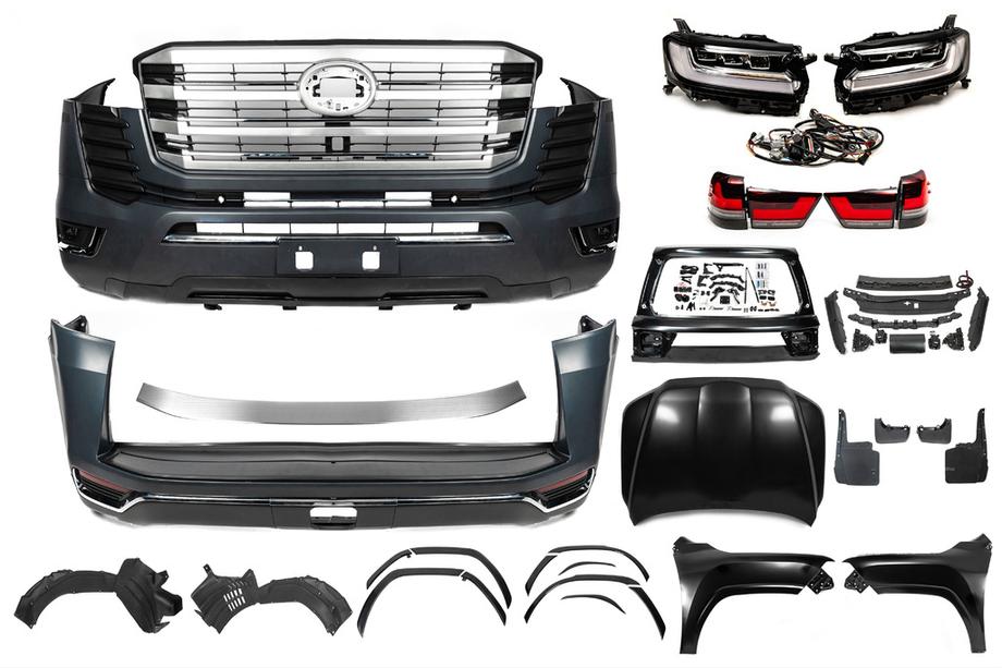 Toyota Land Cruiser 200 2007-2021 Kit restyling catre LC 300 High-Line (V1) Image