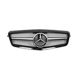 Grila Fata AMG Black (2009-2012) Mercedes E-сlass W212 2009-2016 foto 1