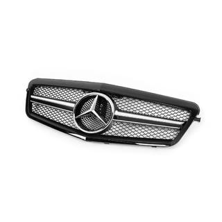 Grila Fata AMG Black (2009-2012) Mercedes E-сlass W212 2009-2016 foto 2