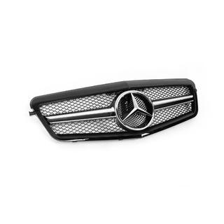 Grila Fata AMG Black (2009-2012) Mercedes E-сlass W212 2009-2016 foto 3