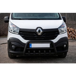 Bullbar WT003 Negru Inox Fiat Talento 2016- foto 2