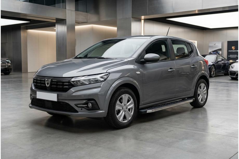 Dacia Sandero 2021- Praguri Laterale BlackLine (2 buc, Aluminiu) Foto 1