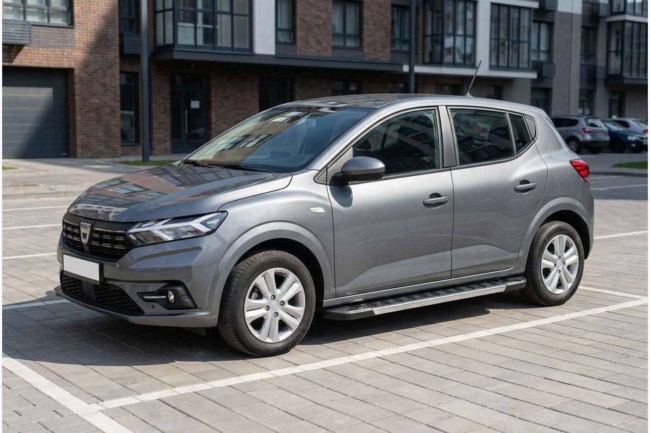 Dacia Sandero 2021- Praguri Laterale RedLine (2 buc, Aluminiu) Foto 1