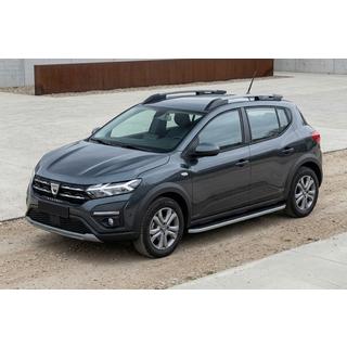 Praguri Laterale Tayga Grey (2 buc, Aluminiu) foto 1