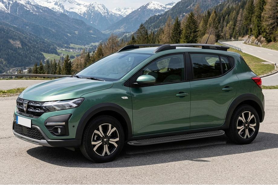 Dacia Sandero 2021- Praguri Laterale Tayga Black (2 buc, Aluminiu) Foto 1