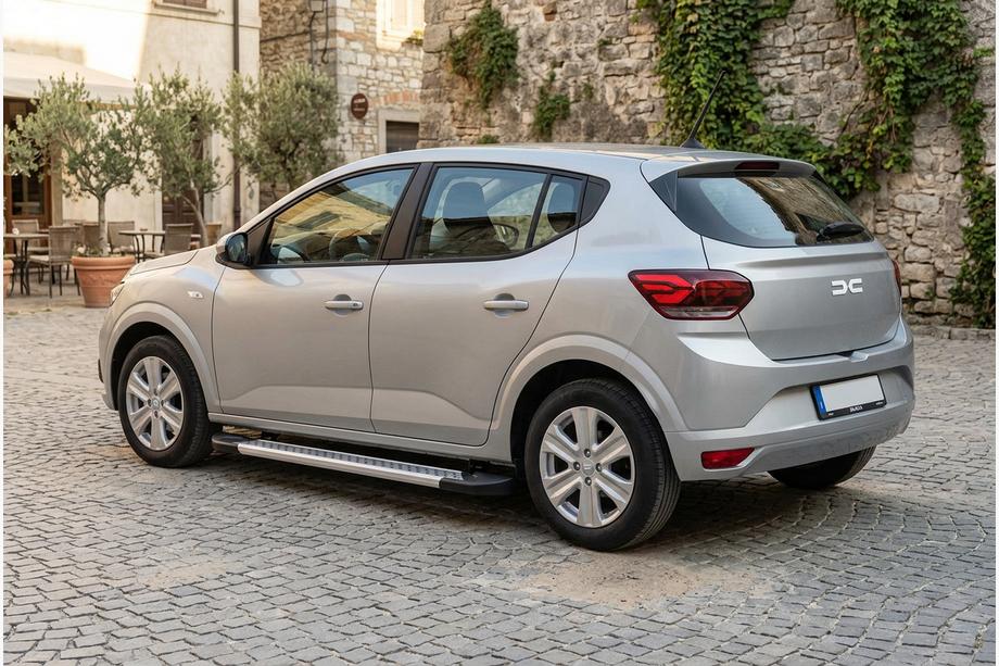 Dacia Sandero 2021- Praguri Laterale Vision New Grey (2 buc, Aluminiu) Foto 1