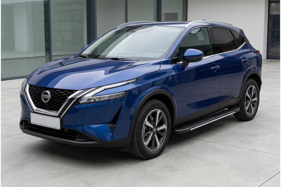 Nissan Qashqai 2021- Praguri laterale Bosphorus Grey (2 buc, aluminiu) Image