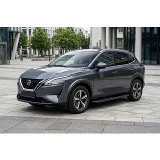 Praguri Laterale Bosphorus Black (2 buc, Aluminiu) Nissan Qashqai 2021- foto 1