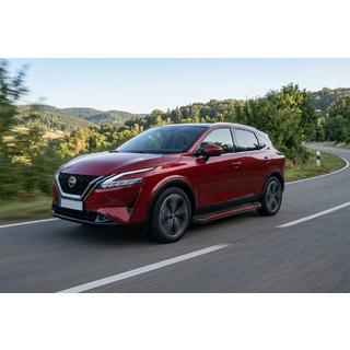 Praguri Laterale Maya Red (2 buc, Aluminiu) Nissan Qashqai 2021- foto 1