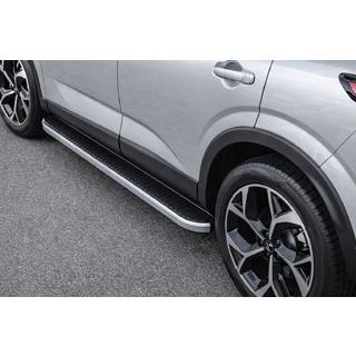 Praguri Laterale Tayga Grey (2 buc, Aluminiu) foto 1
