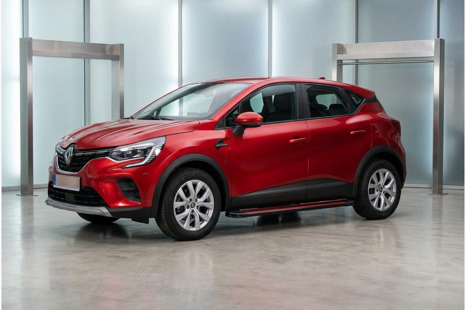 Renault Captur 2019- Praguri Laterale Maya Red (2 buc, Aluminiu) Image