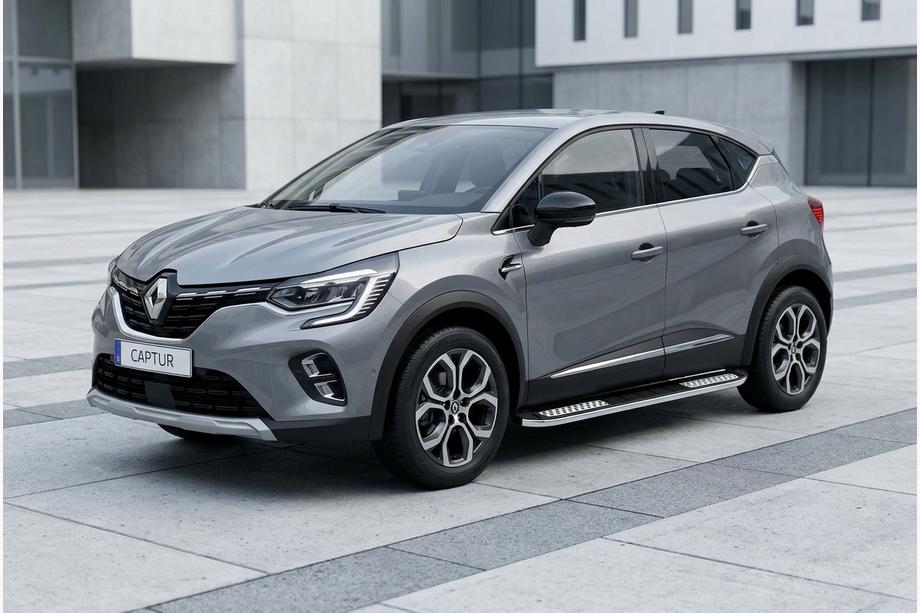 Renault Captur 2019- Praguri Laterale Tayga V2 (2 buc, Aluminiu) Image